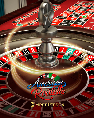 First Person American Roulette game card