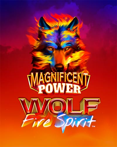 Magnificent Power Wolf Fire Spirit game card