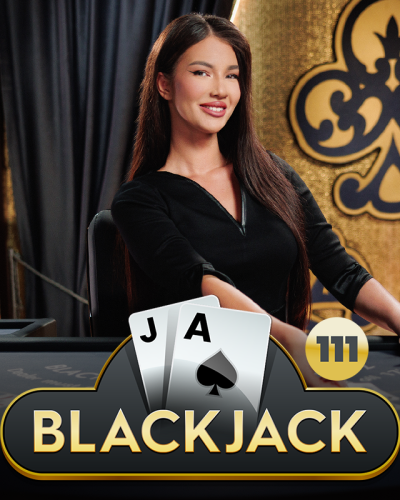 Blackjack 111 game card