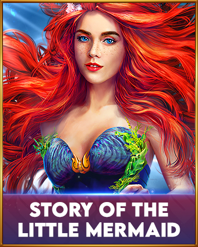 Story of The Little Mermaid game card