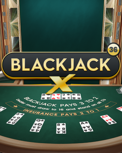 BlackjackX 36 game card