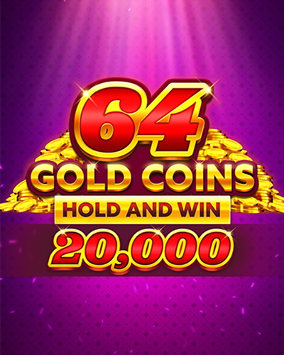 64 Gold Coins Hold and Win 20,000 game card