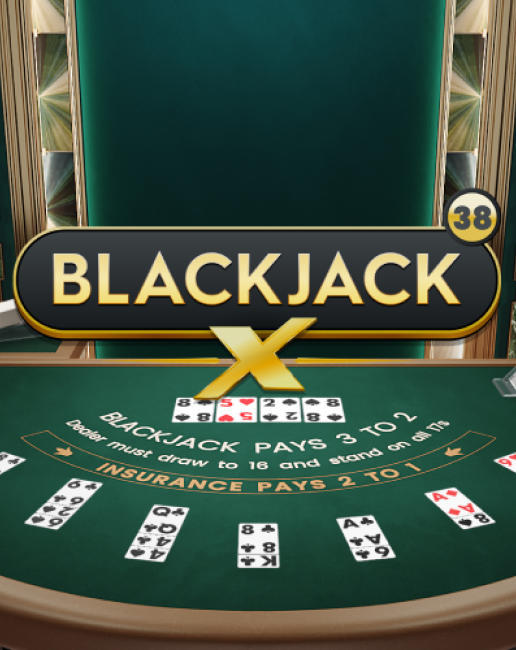 BlackjackX 38 game card