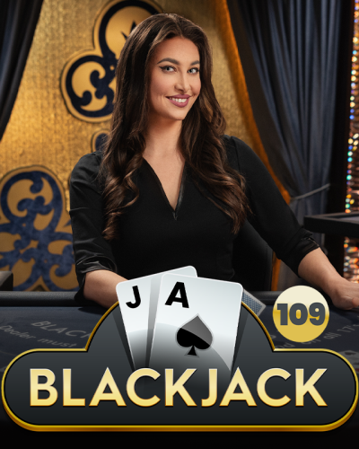 Blackjack 109 game card