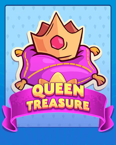 Queen Treasure game card
