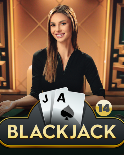 Blackjack 14 game card