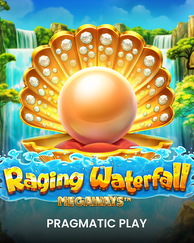 Raging Waterfall Megaways game card
