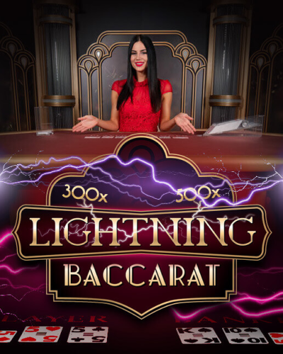 Lightning Baccarat game card