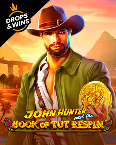 John Hunter and the Book of Tut Respin game card