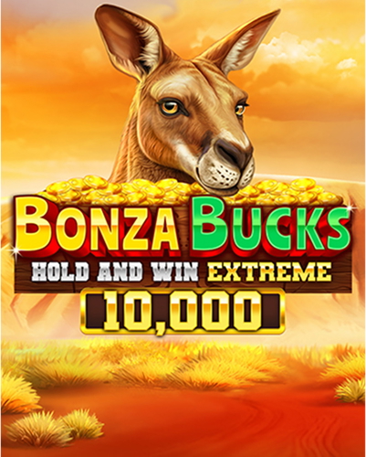 Bonza Bucks Hold and Win Extreme 10,000 game card