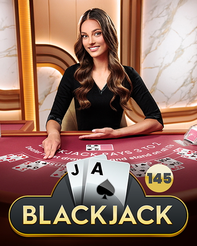 Blackjack 145 game card