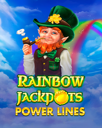 Rainbow Jackpots Power Lines game card