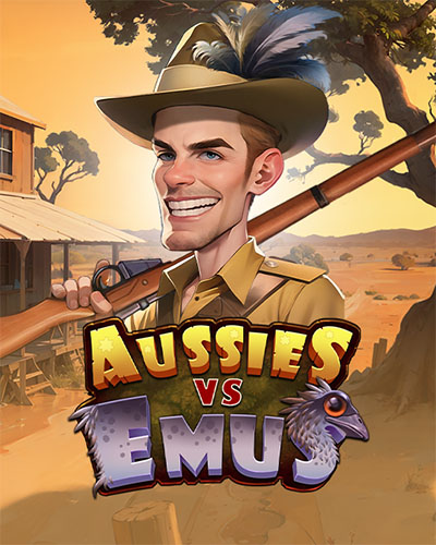 Aussies vs Emus game card