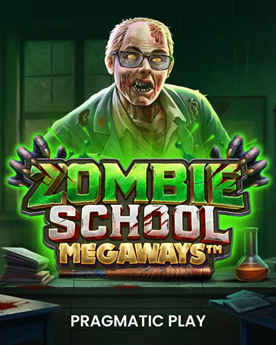 Zombie School Megaways game card