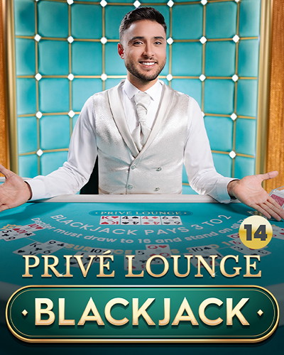 Privé Lounge Blackjack 14 game card