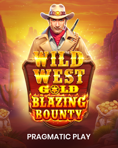 Wild West Gold Blazing Bounty game card