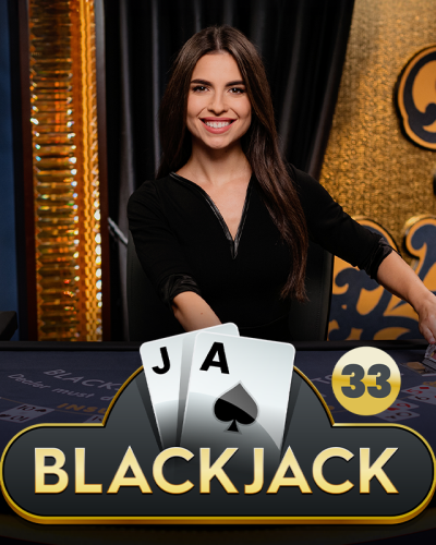 Blackjack 33 game card