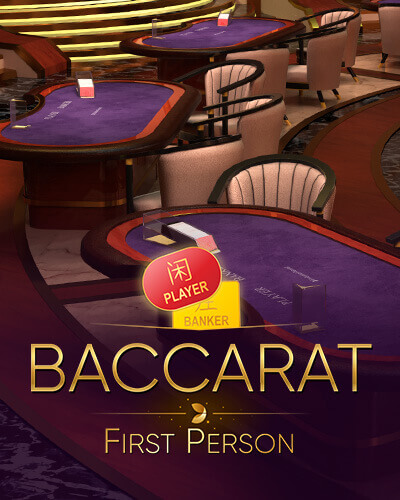 First Person Baccarat game card