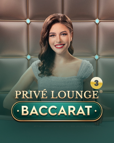 Privé Lounge Baccarat 3 game card