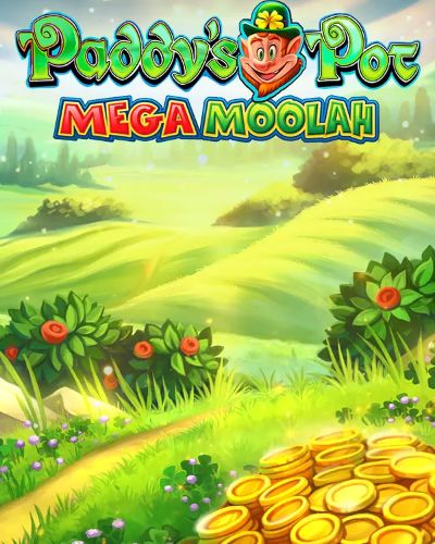 Paddy's Pot Mega Moolah game card