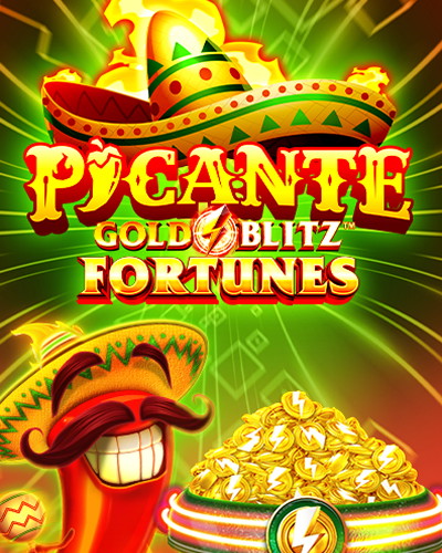 Picante Gold Blitz Fortunes game card