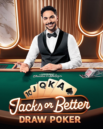 Jacks or Better Draw Poker game card