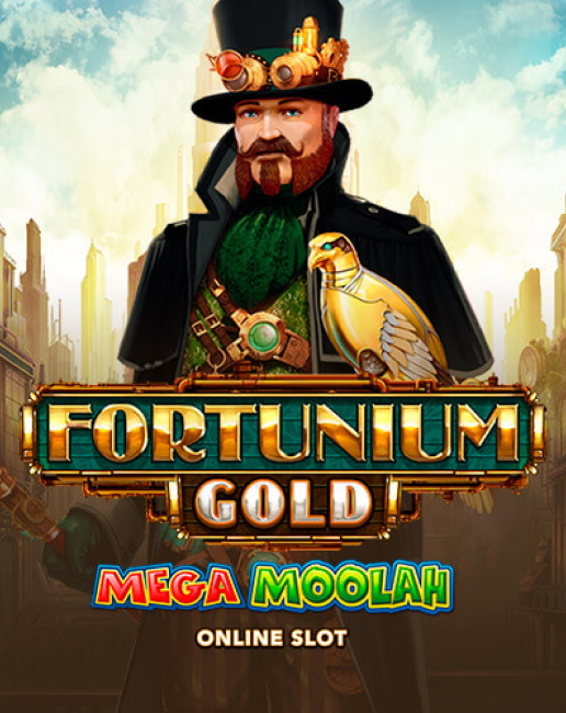 Fortunium Gold Mega Moolah game card