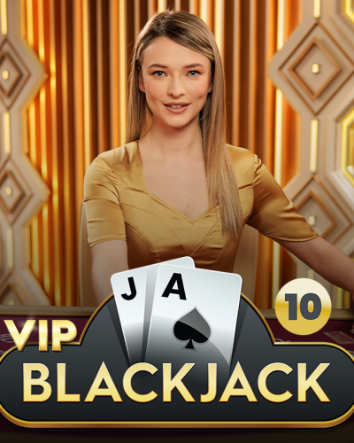 VIP Blackjack 10 game card