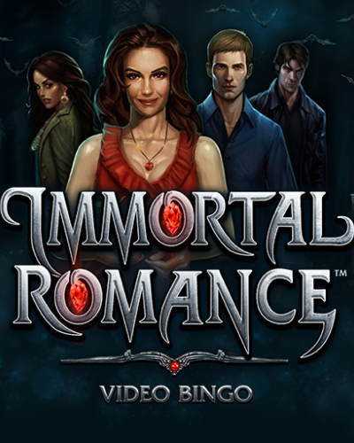 Immortal Romance Video Bingo game card