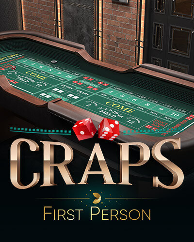 First Person Craps game card