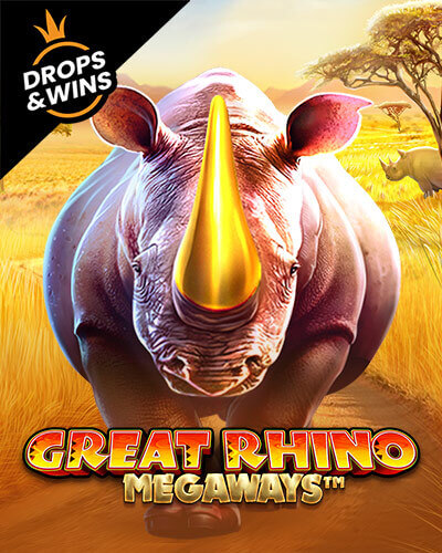 Great Rhino Megaways game card