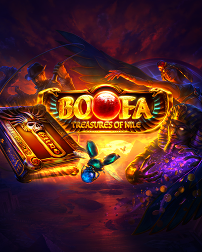 Boofa Treasures of Nile game card