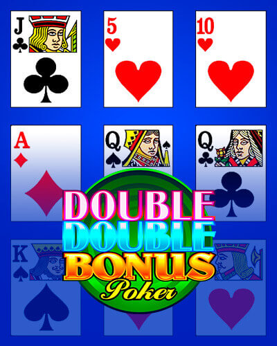 Double Double Bonus Poker game card