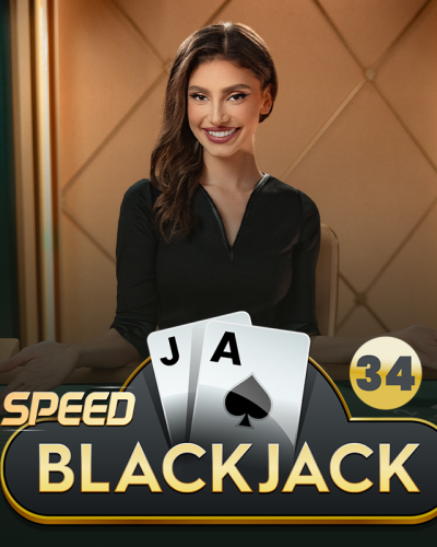 Speed Blackjack 34 game card