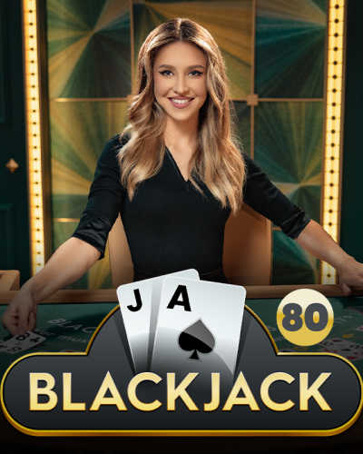 Blackjack 80 game card