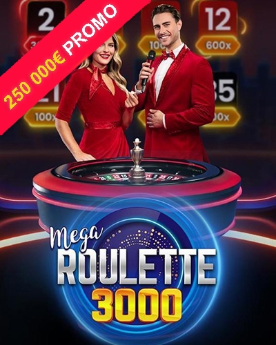 Mega Roulette 3000 game card