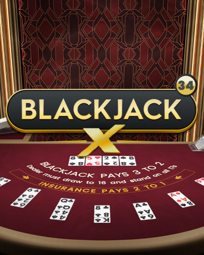 BlackjackX 34 game card