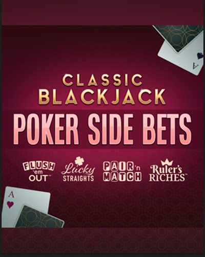 Classic Blackjack Poker Side Bets game card