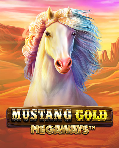 Mustang Gold Megaways game card