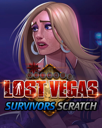 Lost Vegas Survivors Scratch game card