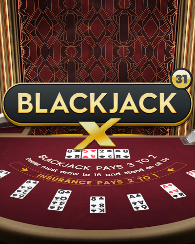 BlackjackX 31 game card