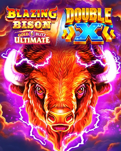 Blazing Bison Gold Blitz Ultimate DOUBLE X game card