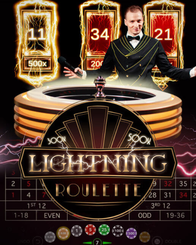 Lightning Roulette game card