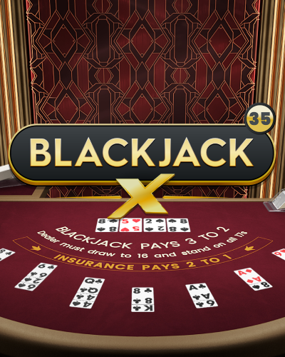 BlackjackX 35 game card