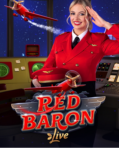 Red Baron Live game card