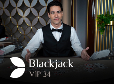 Blackjack VIP 34 game card