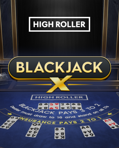 High Roller BlackjackX  game card