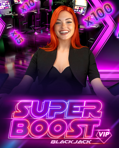 Super Boost Blackjack VIP game card