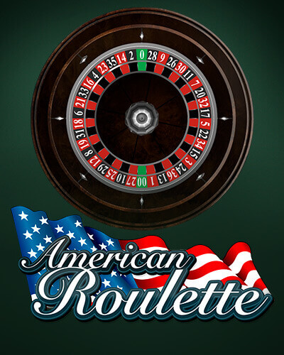 American Roulette game card