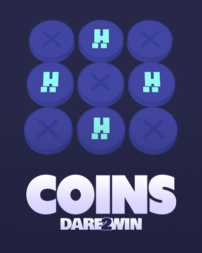 Coins game card